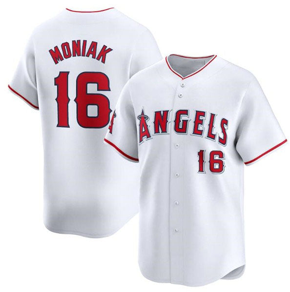 Custom #16 White LAA Baseball Shirt Top