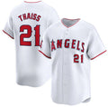 Custom #21 White LAA Baseball Shirt Top