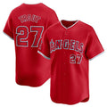 Custom #27 Red LAA Baseball Shirt Top