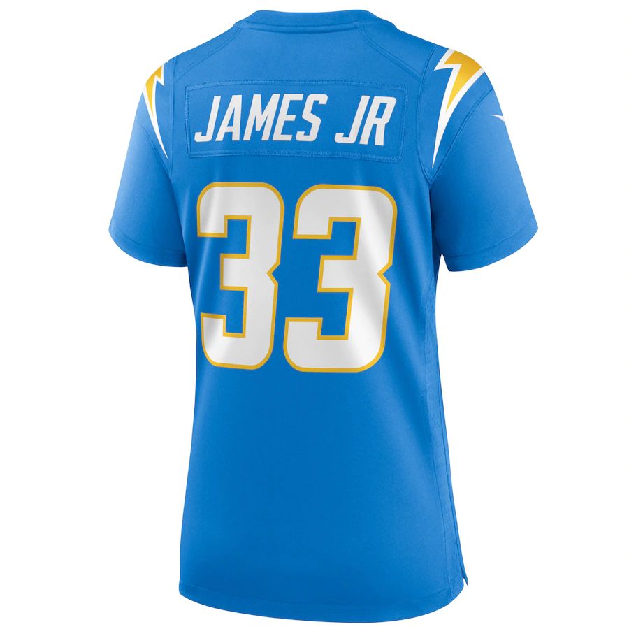 Custom #33 Powder Blue LAC Football Shirt Top
