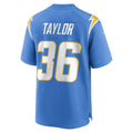 Custom #36 Powder Blue LAC Football Shirt Top