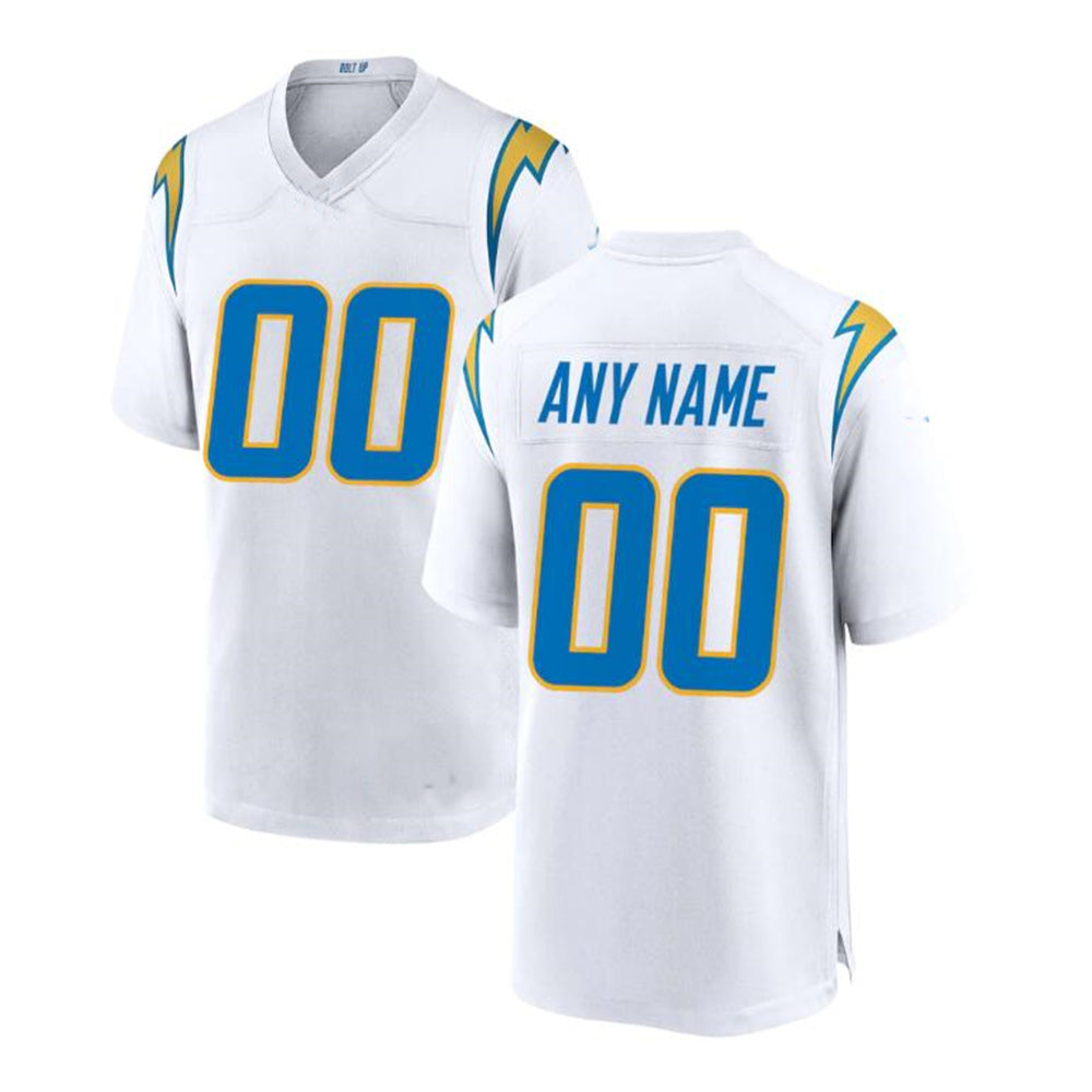 Custom White LAC Football Shirt Top