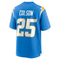Custom #25 Powder Blue LAC Football Shirt Top