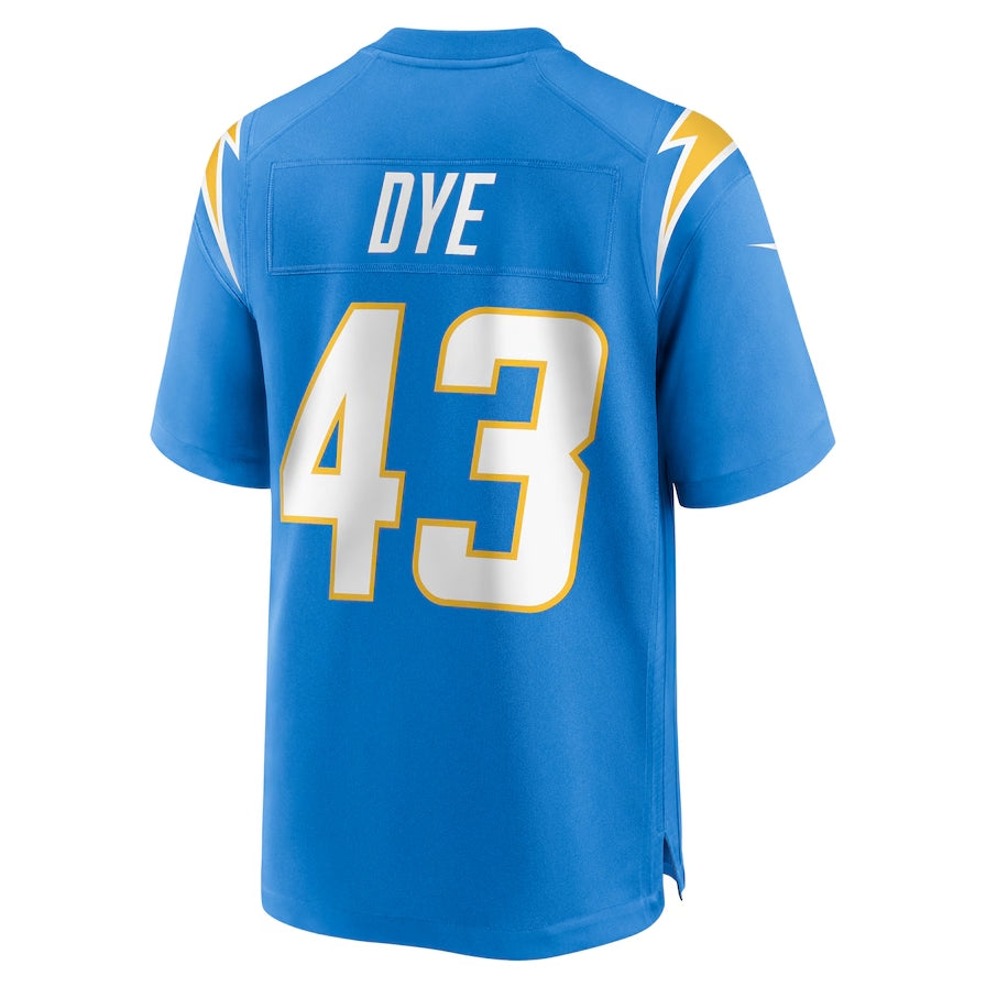 Custom #43 Powder Blue LAC Football Shirt Top