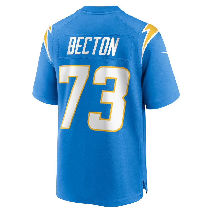 Custom #73 Powder Blue LAC Football Shirt Top
