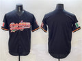 Custom Black LAD Baseball Shirt Top