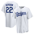 Custom #22 White LAD Baseball Shirt Top