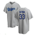 Custom #33 Gray LAD Baseball Shirt Top