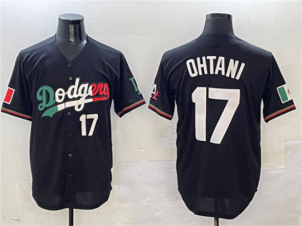 Custom #17 Black LAD Baseball Shirt Top