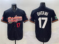 Custom #17 Black LAD Baseball Shirt Top