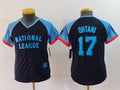 Custom #17 Navy 2024 All Star LAD Baseball Shirt Top