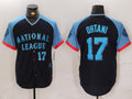 Custom #17 Navy 2024 All Star LAD Baseball Shirt Top