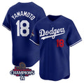 Custom #18 2024 World Series Champions LAD Baseball Shirt Top