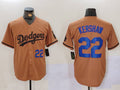 Custom #22 Olive LAD Baseball Shirt Top