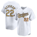 Custom #22 White 2025 LAD Baseball Shirt Top