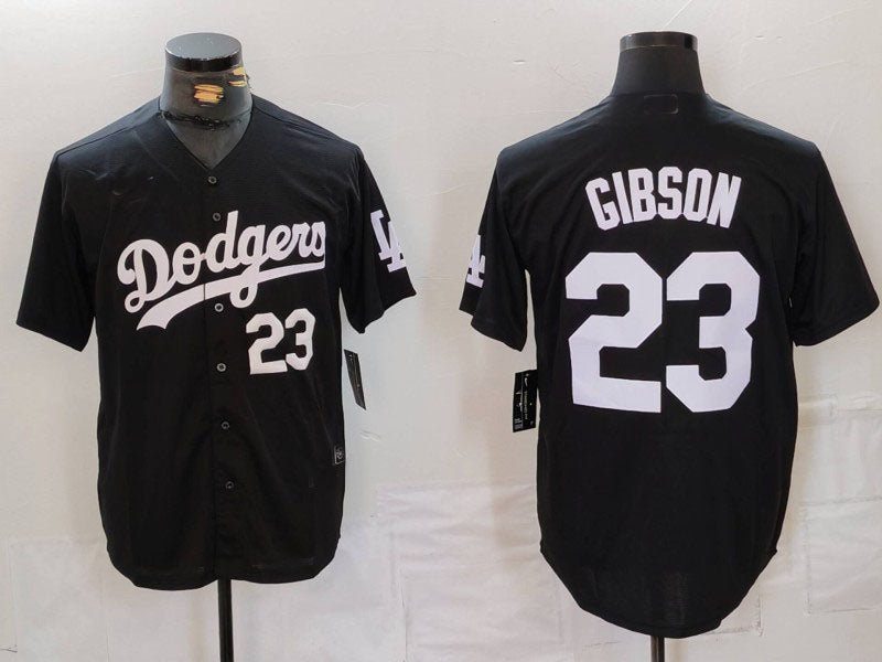 Custom #23 Black LAD Baseball Shirt Top