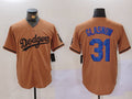 Custom #31 Olive LAD Baseball Shirt Top