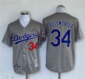 Custom #34 Gray LAD Baseball Shirt Top