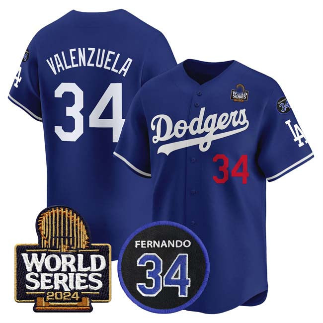 Custom #34 2024 LAD Baseball Shirt Top