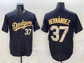 Custom #37 Black LAD Baseball Shirt Top