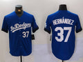 Custom #37 Blue LAD Baseball Shirt Top
