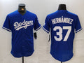 Custom #37 Blue LAD Baseball Shirt Top
