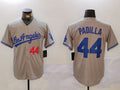 Custom #44 Grey LAD Baseball Shirt Top