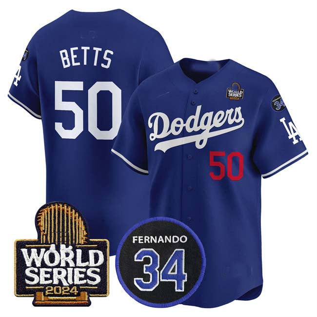 Custom #50 2024 LAD Baseball Shirt Top