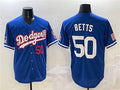 Custom #50 LAD Baseball Shirt Top
