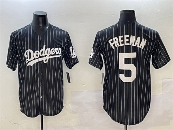 Custom #5 Black LAD Baseball Shirt Top