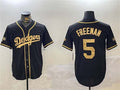 Custom #5 Black 2024 World Series Champions LAD Baseball Shirt Top