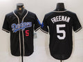 Custom #5 Black LAD Baseball Shirt Top