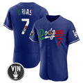 Custom #7 LAD Baseball Shirt Top
