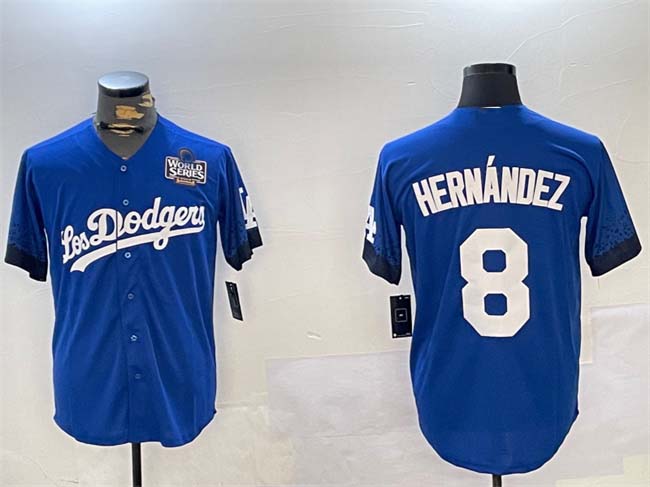 Custom #8 2024 City Connect LAD Baseball Shirt Top