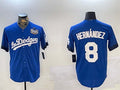 Custom #8 2024 City Connect LAD Baseball Shirt Top