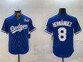 Custom #8 2024 LAD Baseball Shirt Top
