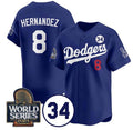 Custom #8 2024 LAD Baseball Shirt Top