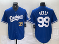 Custom #99 Blue LAD Baseball Shirt Top