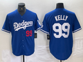 Custom #99 Blue LAD Baseball Shirt Top