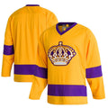 Custom Gold LAK Hockey Shirt Top