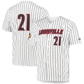 Custom #21 White STL Baseball Shirt Top