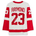 Custom #23 White DET Hockey Shirt Top
