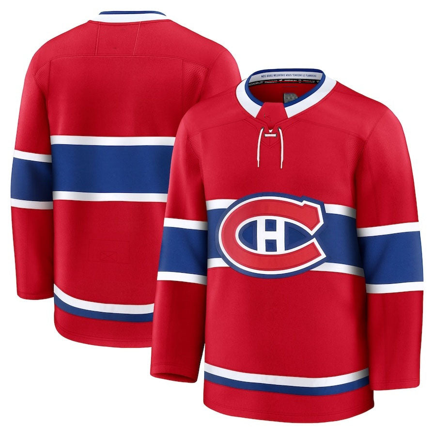 Custom Red MTL Hockey Shirt Top