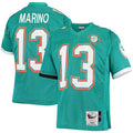 Custom #13 Aqua 1990 Throwback MIA Football Shirt Top