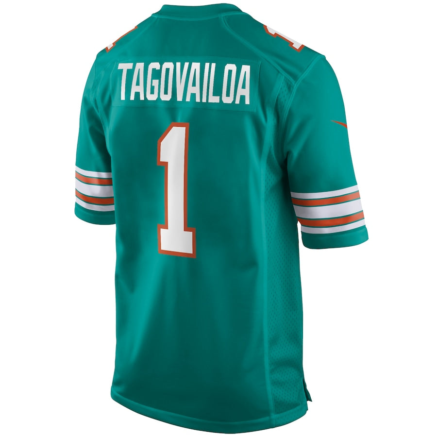 Custom #1 Aqua MIA Football Shirt Top