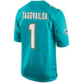 Custom #1 Aqua MIA Football Shirt Top