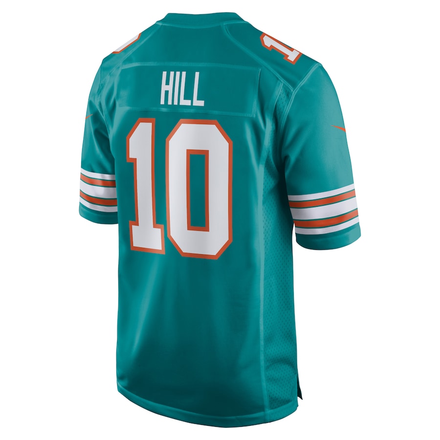 Custom #10 Aqua MIA Football Shirt Top