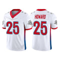 Custom #25 White 2022 MIA Football Shirt Top