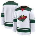Custom White MIN Hockey Shirt Top