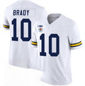 Custom #10 White 2023 College Shirt Top